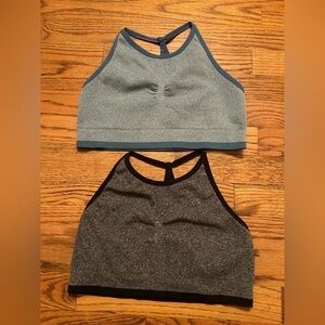 Lot of Blue & Blue Zella Sports Bras Sz L (10/12) - Perfect for Working Out